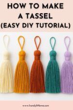How To Make A Tassel (Easy DIY Tutorial) - Handy Little Me