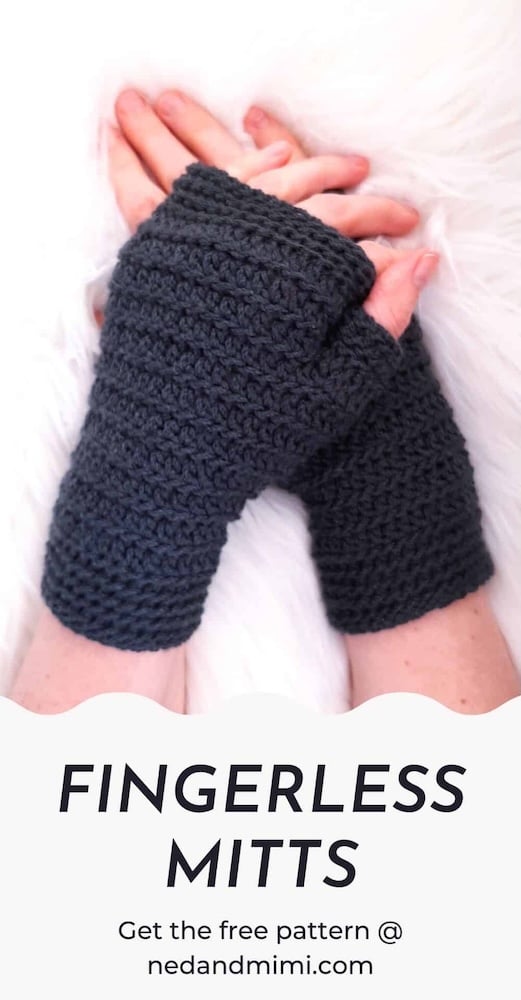 &ldquo;In the Groove&rdquo; Crochet Fingerless Gloves &ndash; Free Pattern by Ned And Mimi