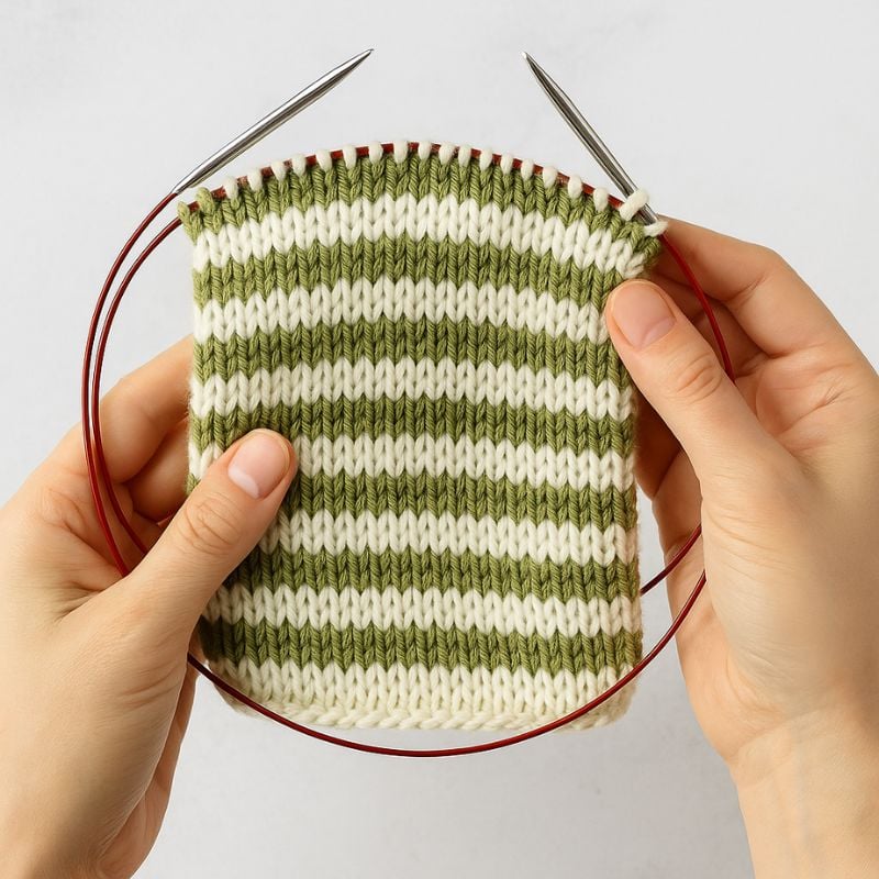 Jogless stripes in the round feat image