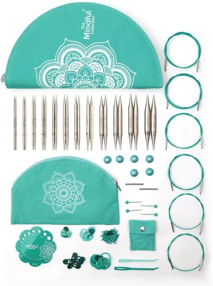 KnitPro The Mindful Collection Gratitude Interchangeable Needles Set 5"
