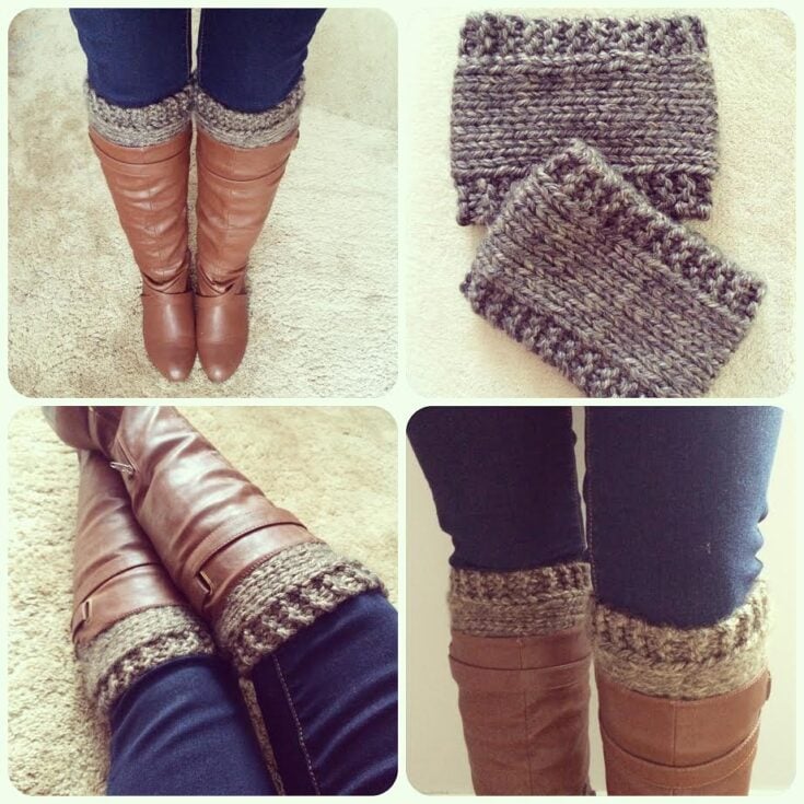 Knitted Boot Cuffs