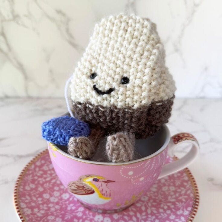 Image for Free Teabag Knitting Pattern + Printable PDF