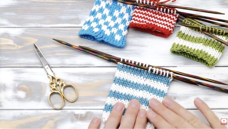 - Knitting Jogless Stripes in the Round - 4 Easy Methods for Beginners by Nimble Needles