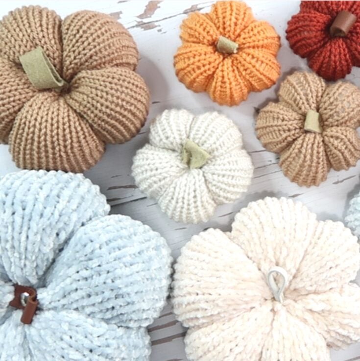 Knitting Machine Pumpkin Tutorial by Taylor Lynn