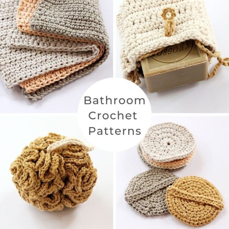 Crochet bathroom collection
