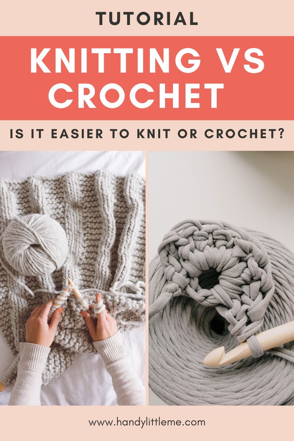 Knitting VS Crochet is it easier to knit or crochet