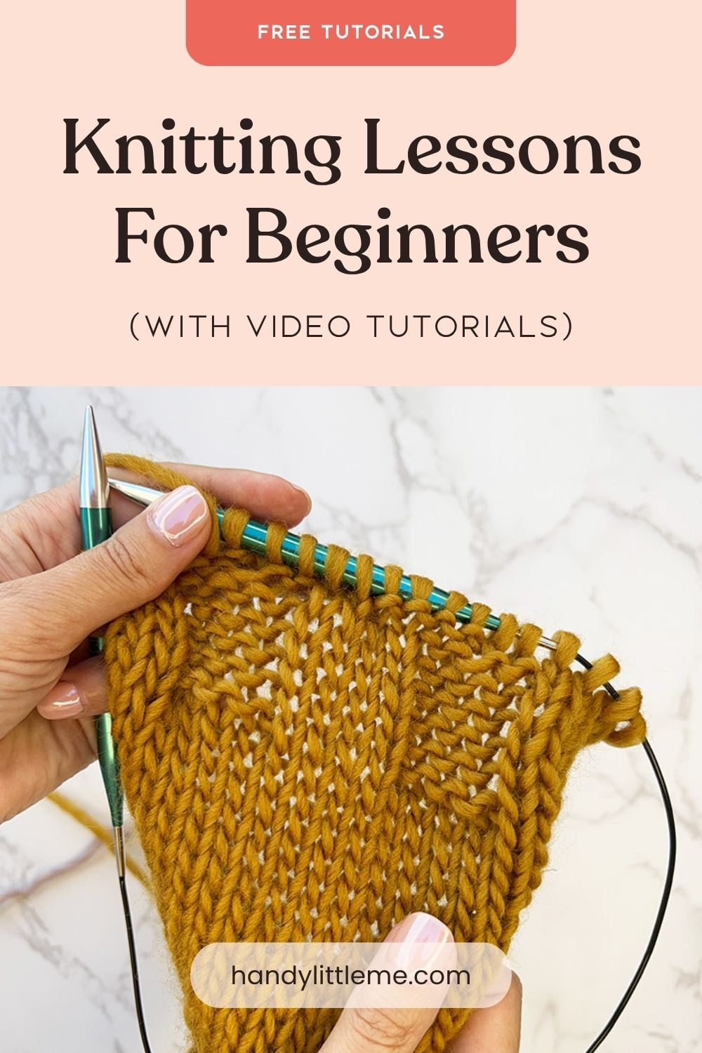 Knitting lessons for beginners