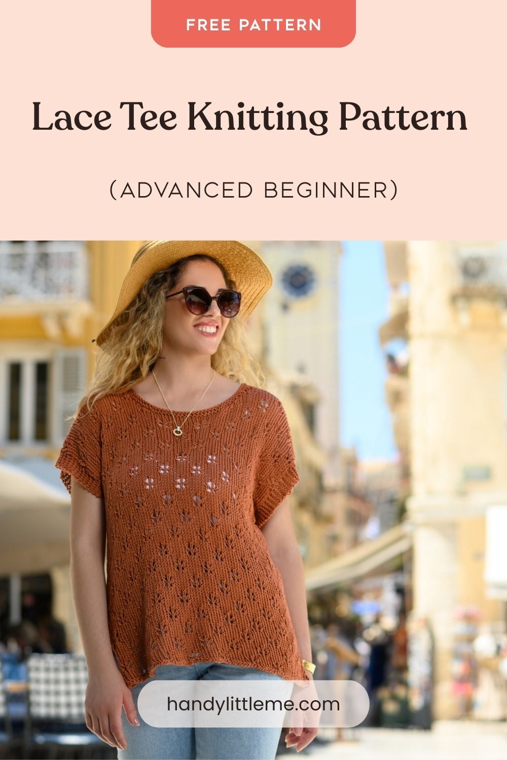 Lace Tee Knitting Pattern