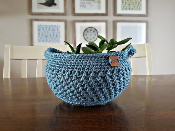 Lansdowne Basket Crochet Pattern by Sincerely Pam