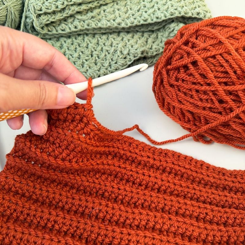 Left handed crochet