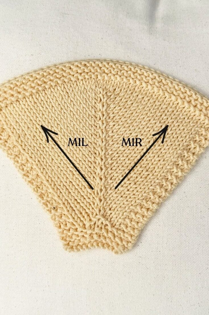 M1L and M1R knitting increases
