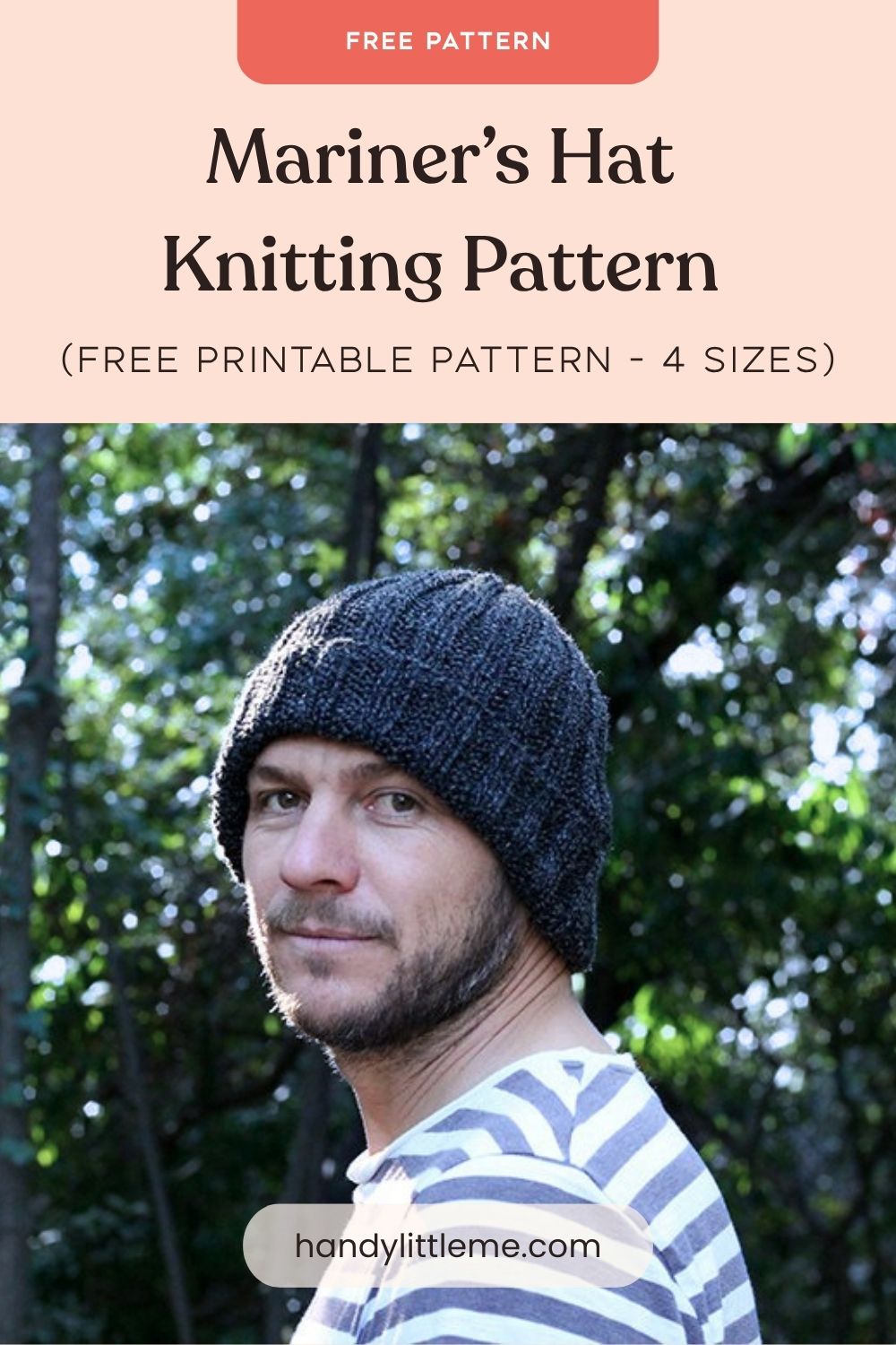 Mariner's Hat Knitting Pattern Free Printable 4 Sizes