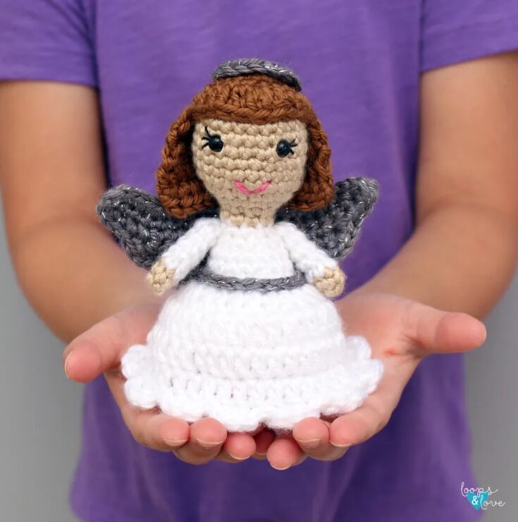 Mini Angel Amigurumi – Free Crochet Pattern by Loops And Love Crochet