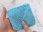 How To Knit A Mitered Square (Free Knitting Pattern) - Handy Little Me