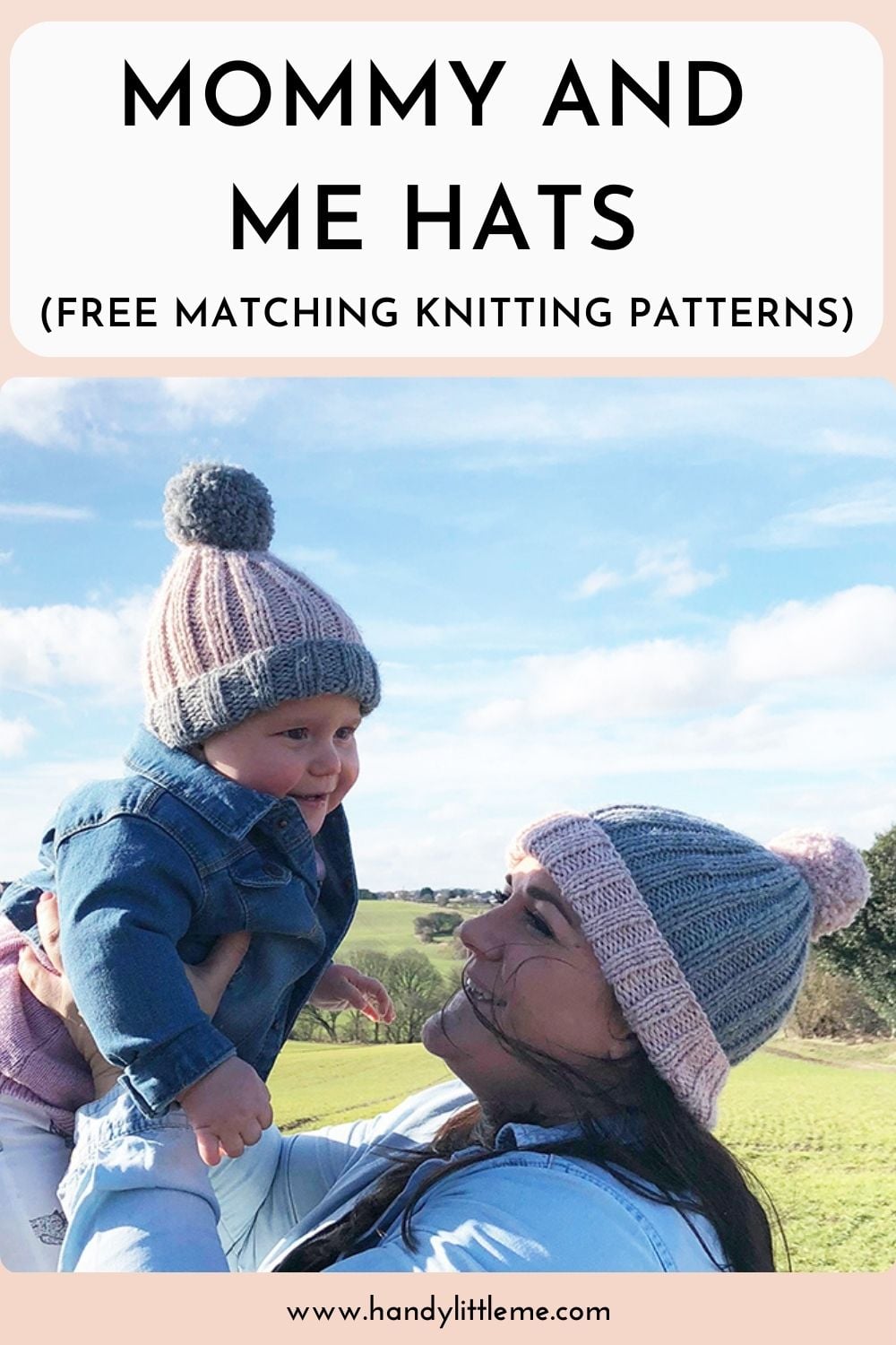 Mommy And Me Hats Free Matching Knitting Patterns