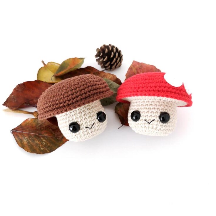 Mushroom Buddy Crochet Pattern by Stitch by Fay