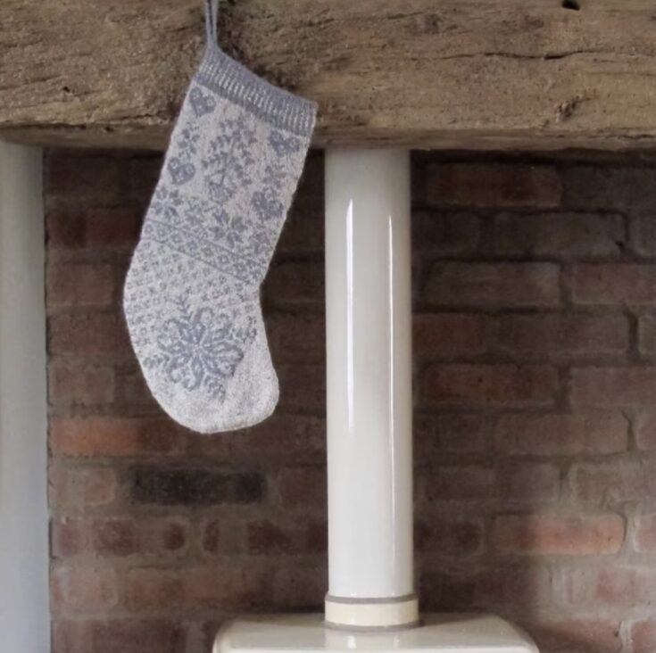 Nordic Christmas Stocking by Marie Wallin
