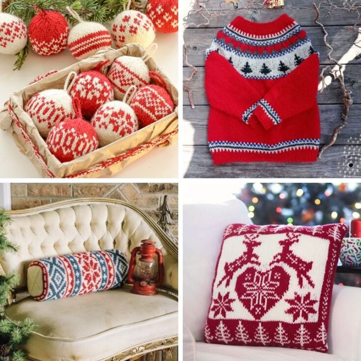 Image for 17+ Nordic Knits For Christmas - Free Patterns