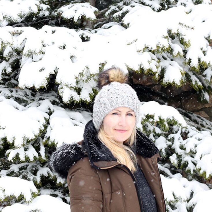 One Skein Knit Hat Pattern feat image