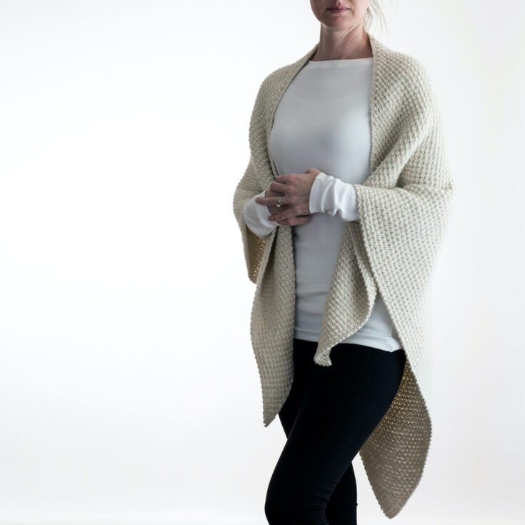 Oversized Triangle Shawl by Broome Fields