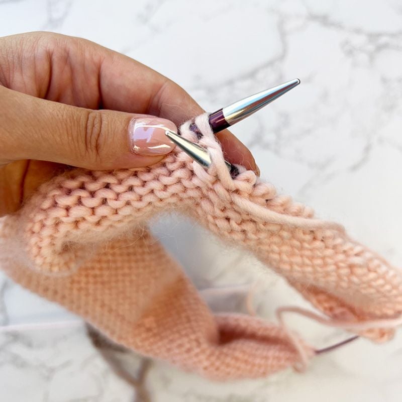 P1B Knitting - How To Purl One Below on the needles