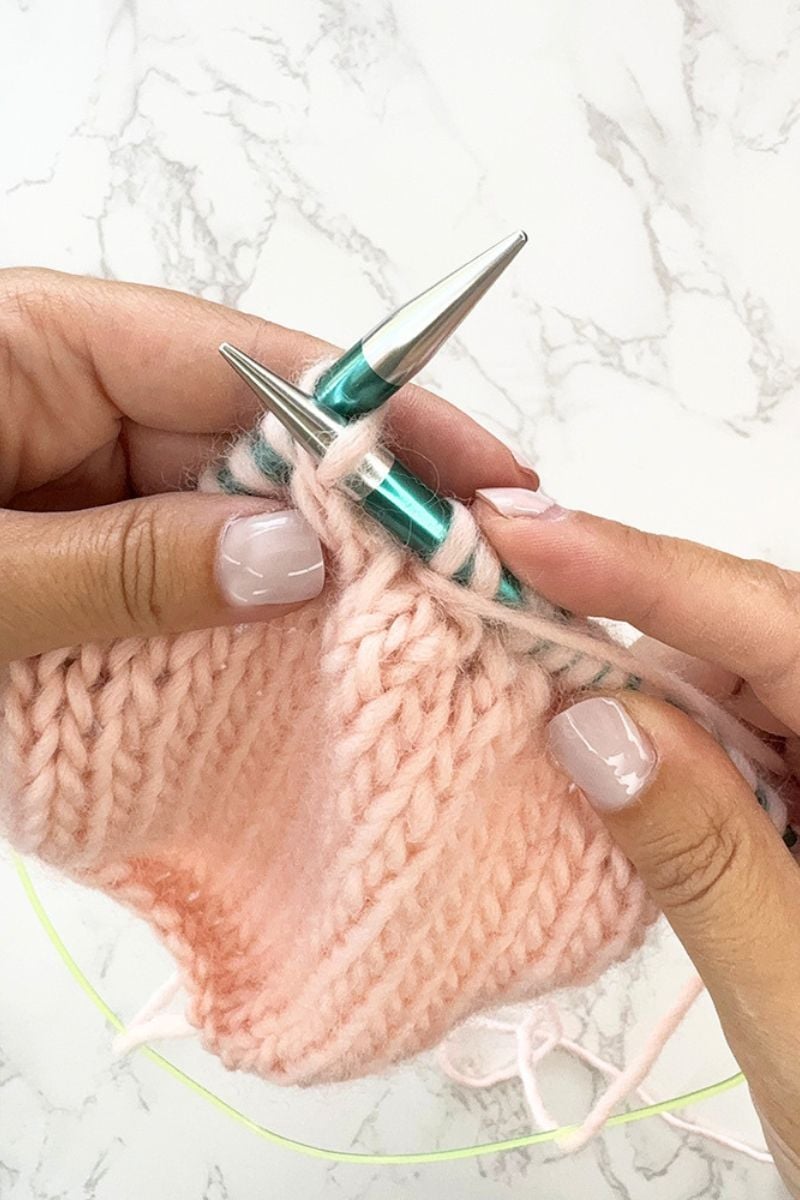 PTBL - How to purl through the back loop