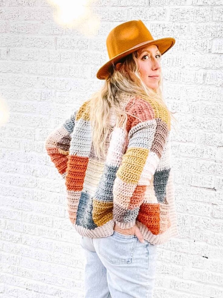 Patchwork Crochet Cardigan by Make And Do Crew