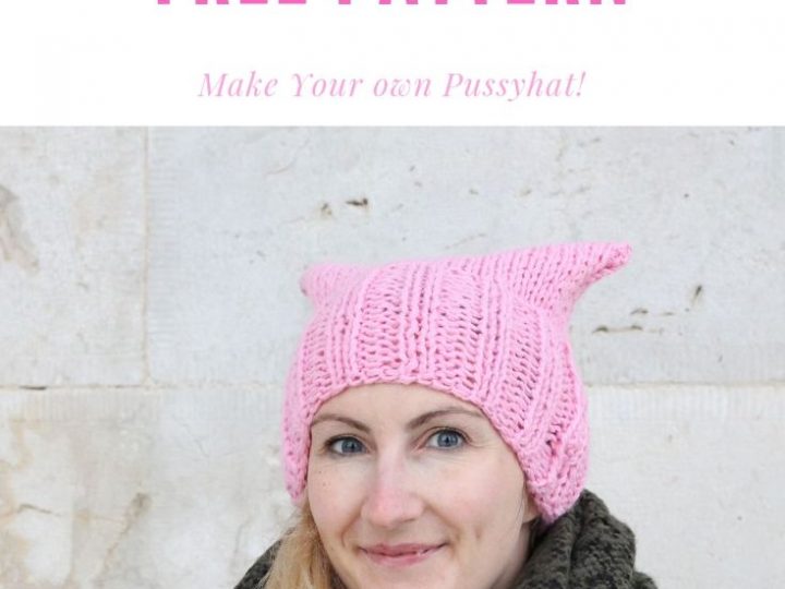 Pink Cat Hat Pattern - Handy Little Me