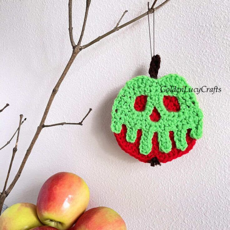 Image for Poisoned Apple Free Crochet Pattern by GoldenLucyCrafts
