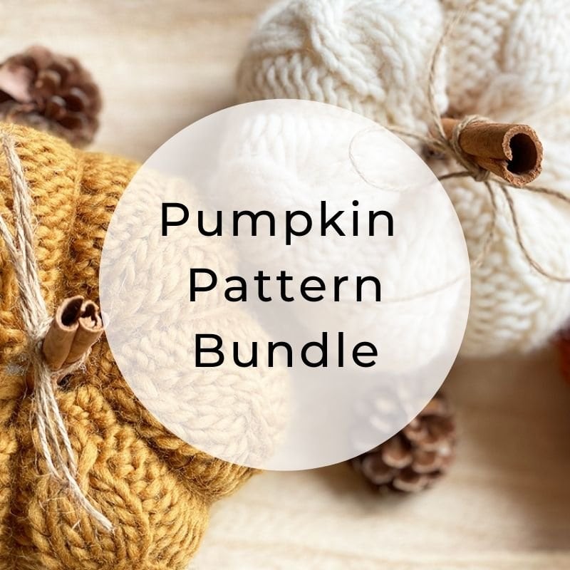 Pumpkin Knitting Pattern Bundle