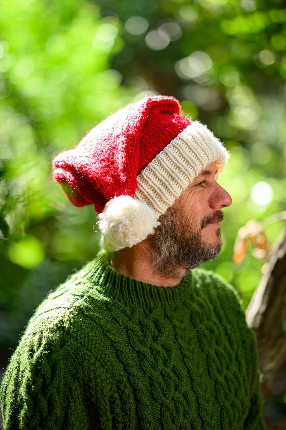 Santa hat knitted 1 free santa hat knitting pattern (7 sizes) - handy little me