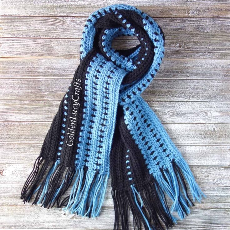 Scarf For Men by Golden Lucy Crafts