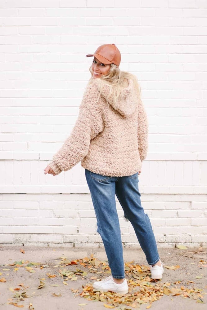 Sherpa Crochet Hoodie by Make & Do Crew
