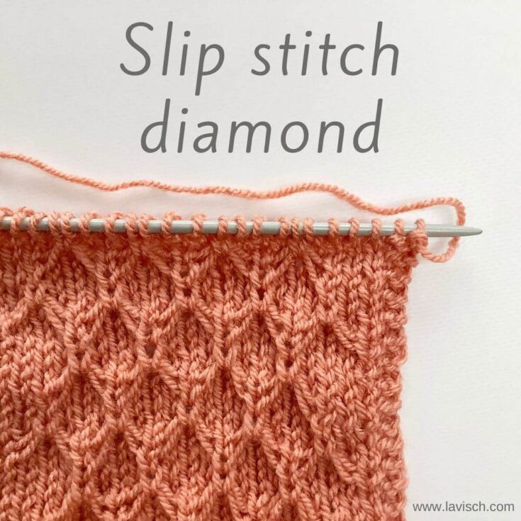 Slip Stitch Diamond by La Visch Designs