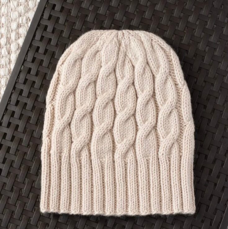 Soft Embrace Hat Knitting Pattern by Celeste Knitwear