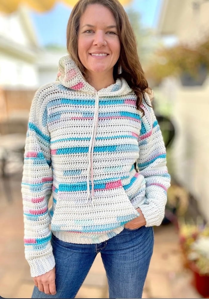 Solara Crochet Hoodie by Off The Beaten Hook