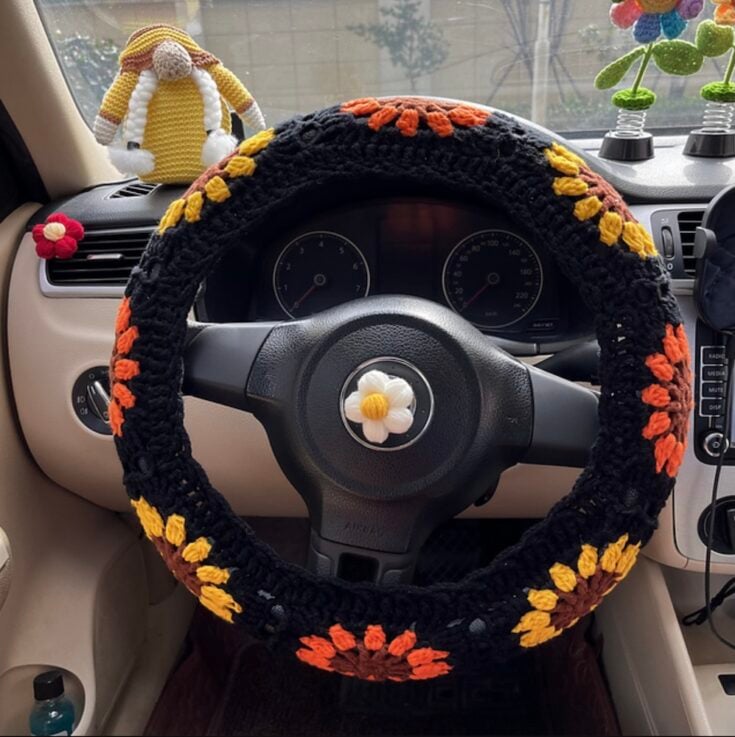 Steering Wheel Cover by Grace Gao
