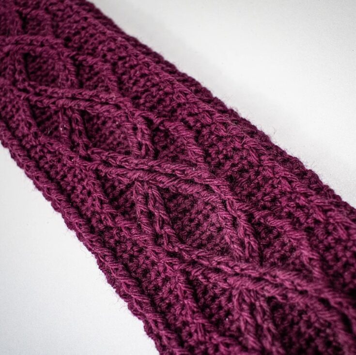 Stunning Gnarled Oak Crochet Cables by Sunflower Cottage Crochet