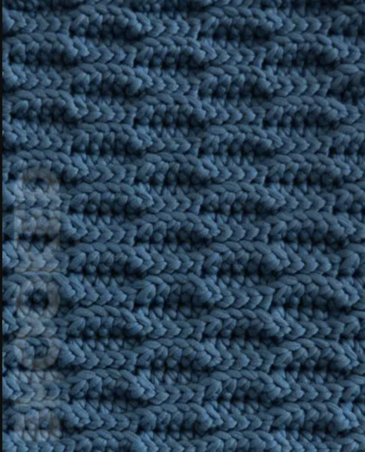 Textured Wave Crochet Stitch by BHooked Crochet