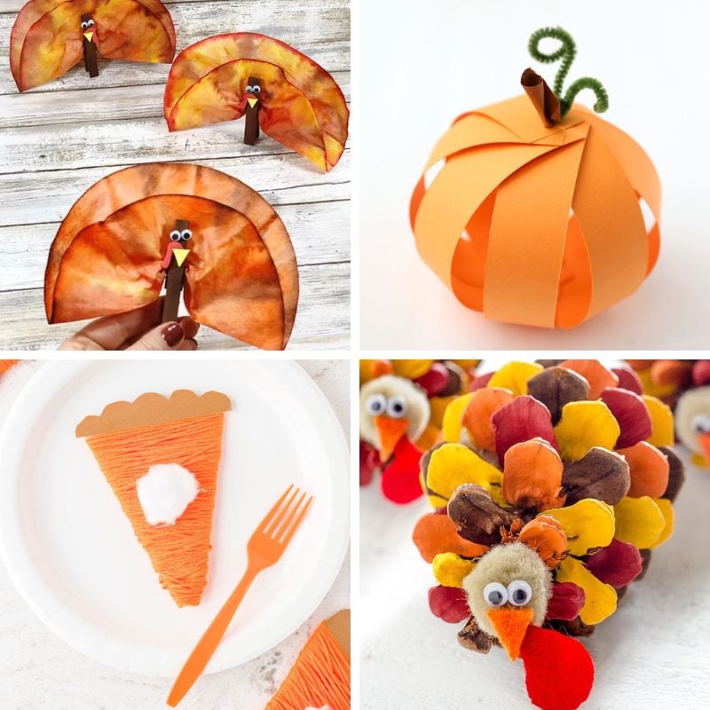 45+ Thanksgiving Crafts For The Whole Family