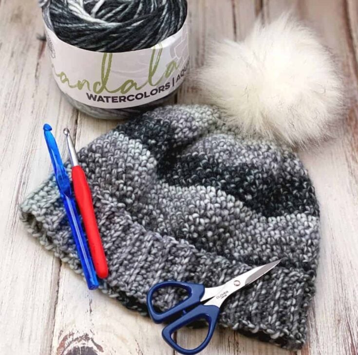 The Best Basic Crochet Beanie by Love Life Yarn
