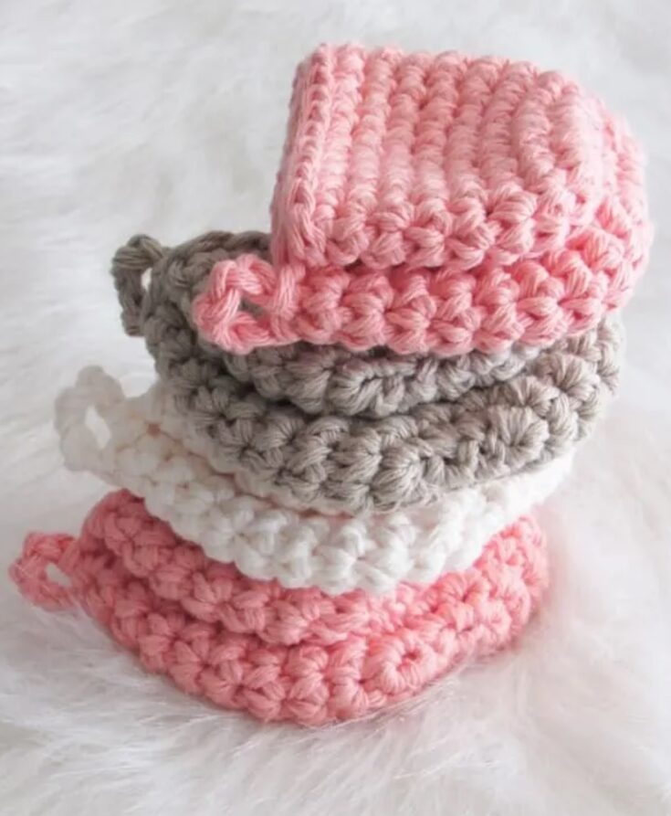 The Best Crochet Potholder Pattern, Mini Mitts Potholder by Crochet Dreamz