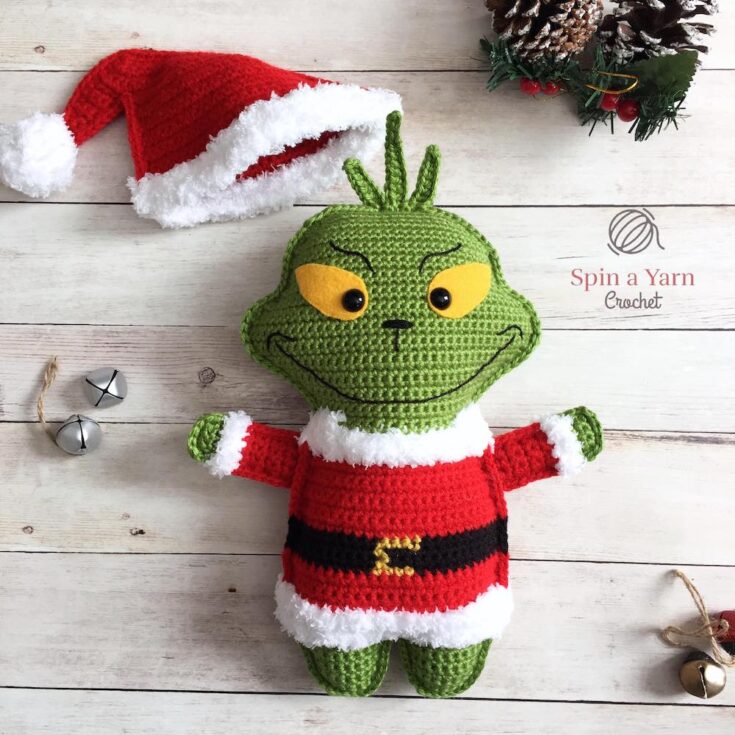 The Grinch Free Crochet Pattern by Spin A Yarn Crochet