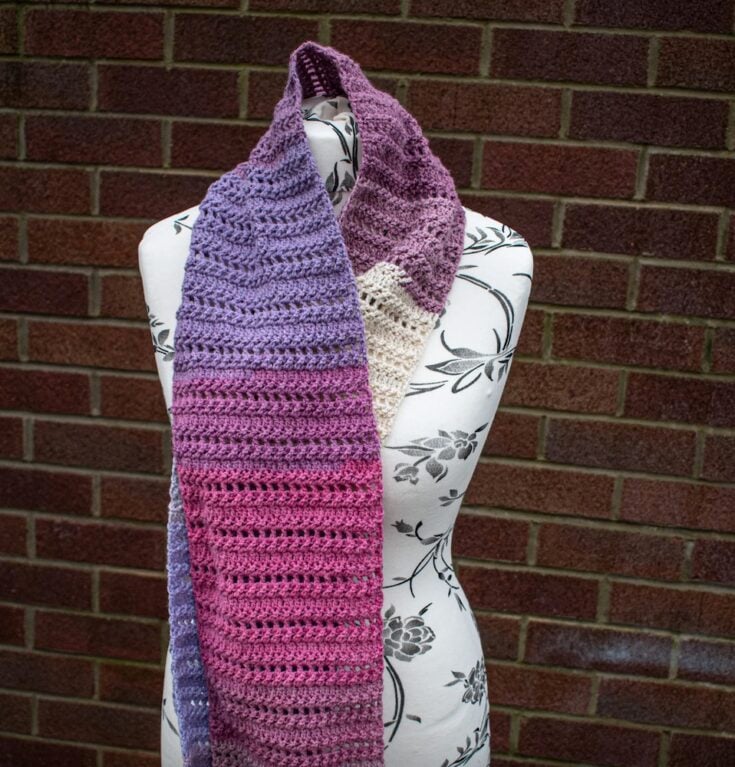 The Highland Neamh Scarf by Sun Flower Cottage Crochet