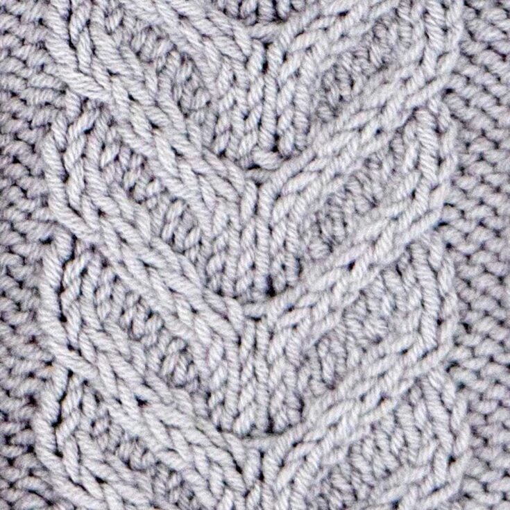 The Large Horn Cable Stitch by New Stitch A Day