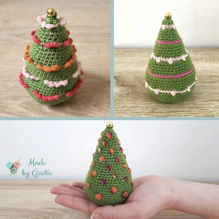 Tiny Lights Crochet Christmas Tree by Made by Gootie