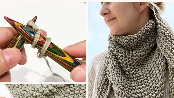 Free Knitting Patterns Triangle Scarf