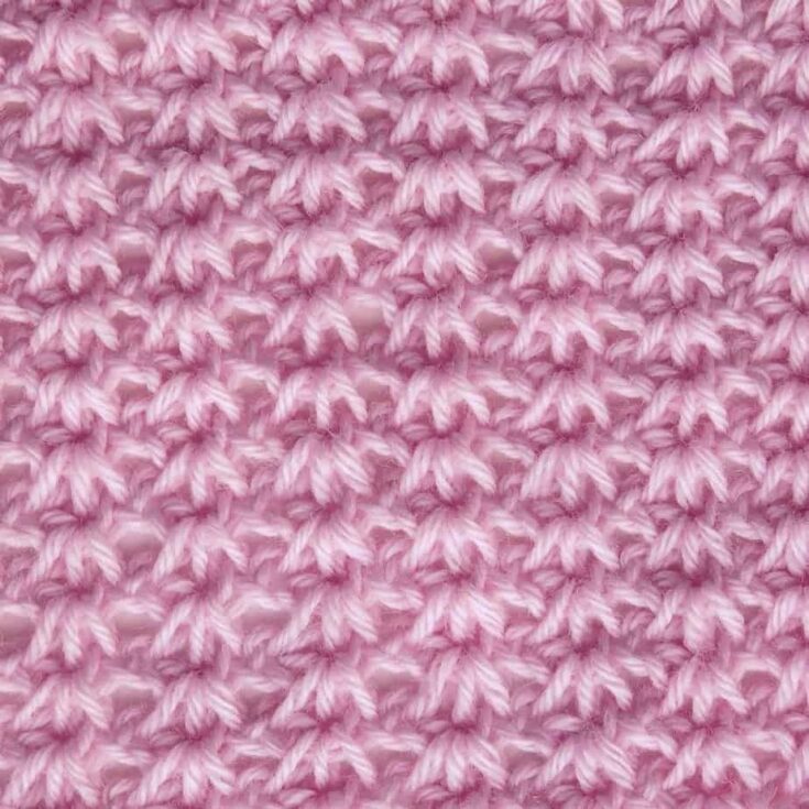 Tunisian Tiny Cluster Stitch by Crochet Kim