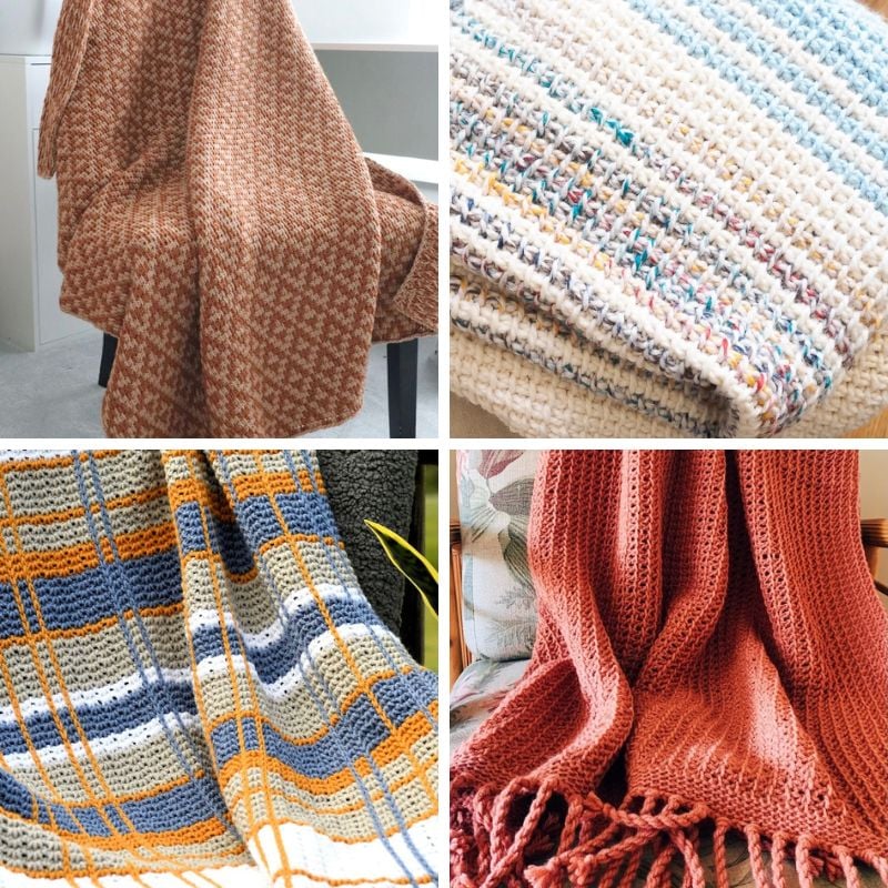Tunisian crochet blanket patterns