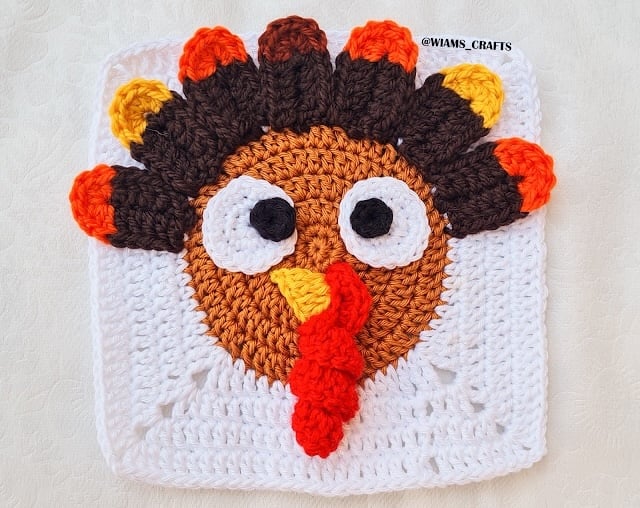 Turkey Granny Square by Wiam's Crafts